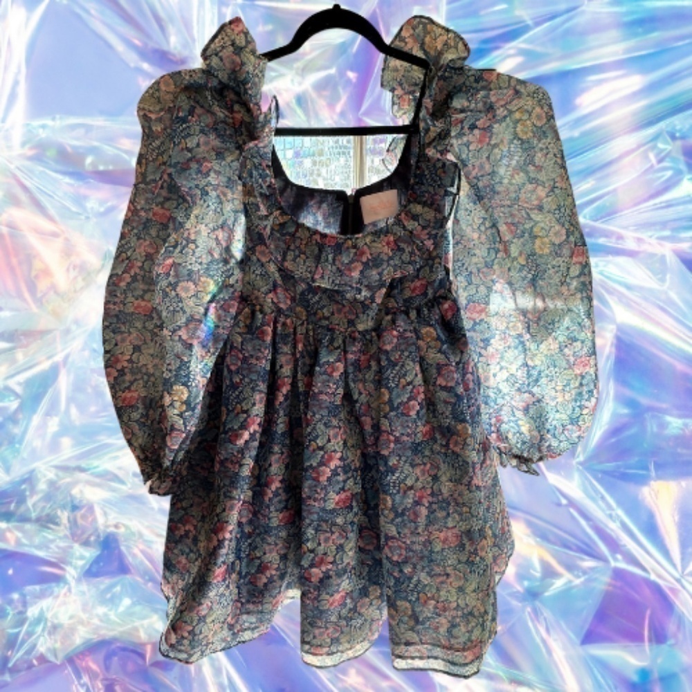 NWOT Selkie the Secret Garden Mayfair Puff Dress